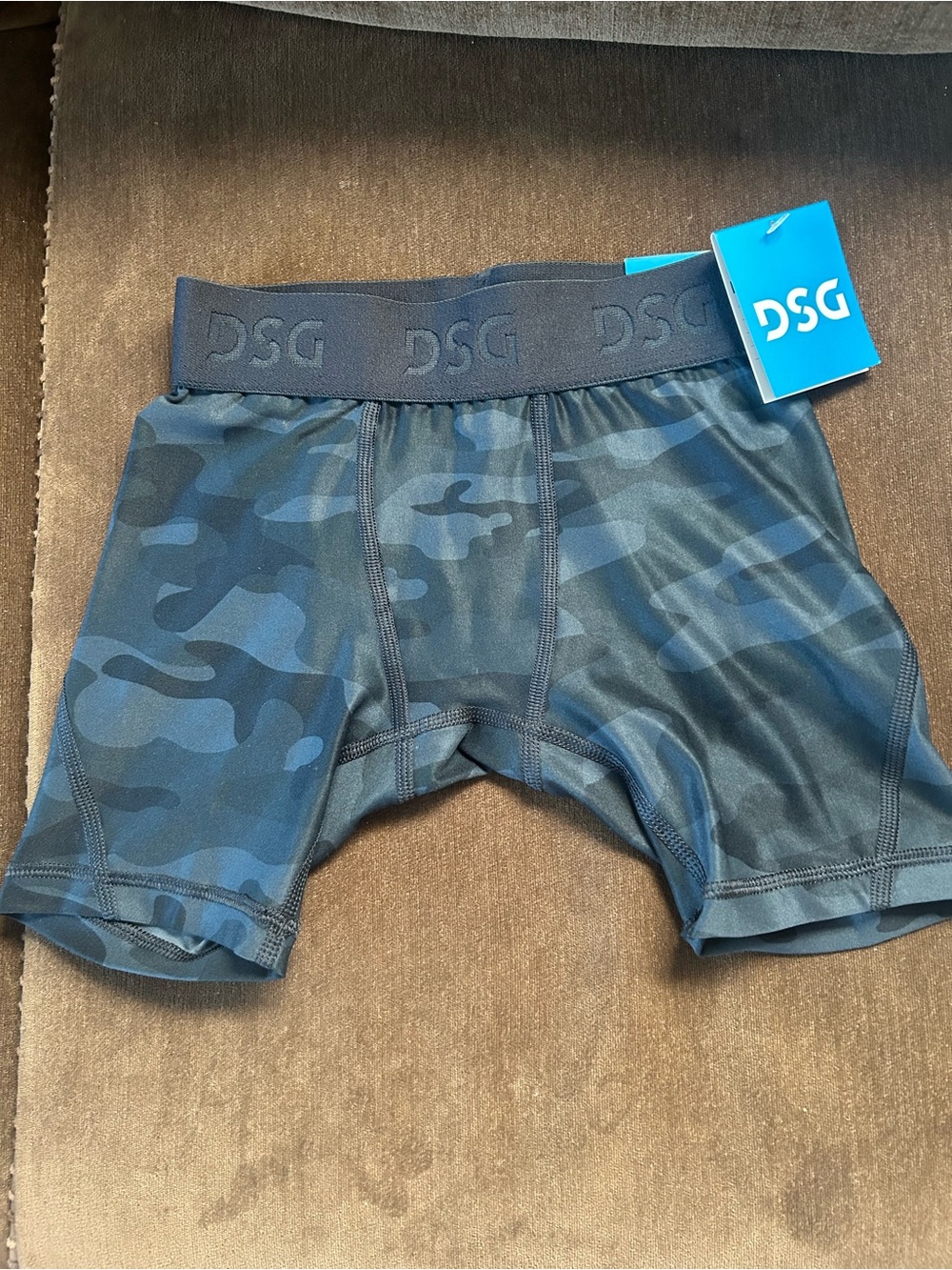 DSG Boy’s Black Camo Performance Compression Briefs